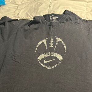 Nike Black Short Sleeve Football Tee